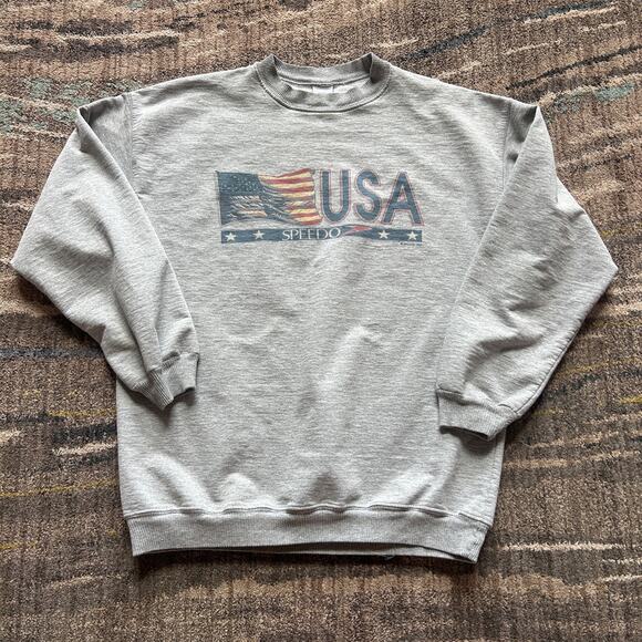Speedo Other - Vintage 1996 Speedo Swimming Team USA Crewneck Pullover Sweatshirt Sz XL VTG